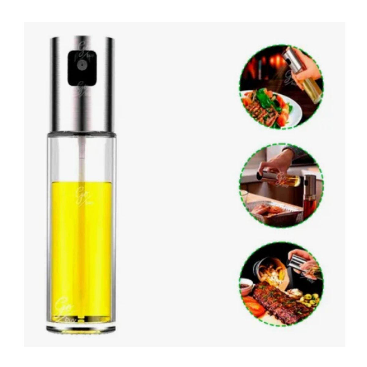 GENERICO - Rociador De Aceite En Spray Pulverizador De 100ml En Vidrio