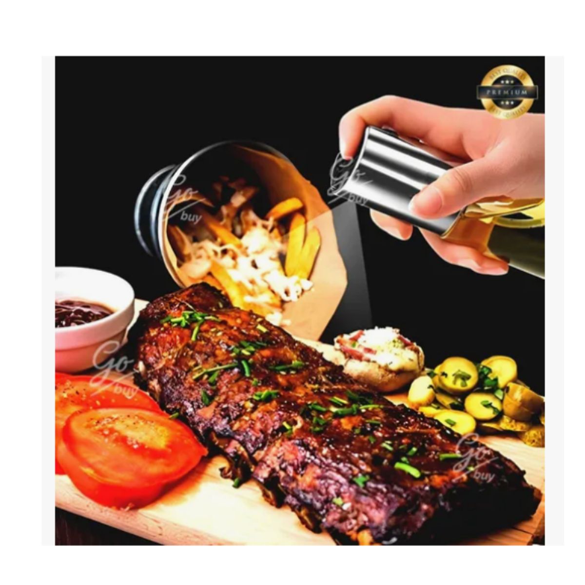 GENERICO - Rociador De Aceite En Spray Pulverizador De 100ml En Vidrio