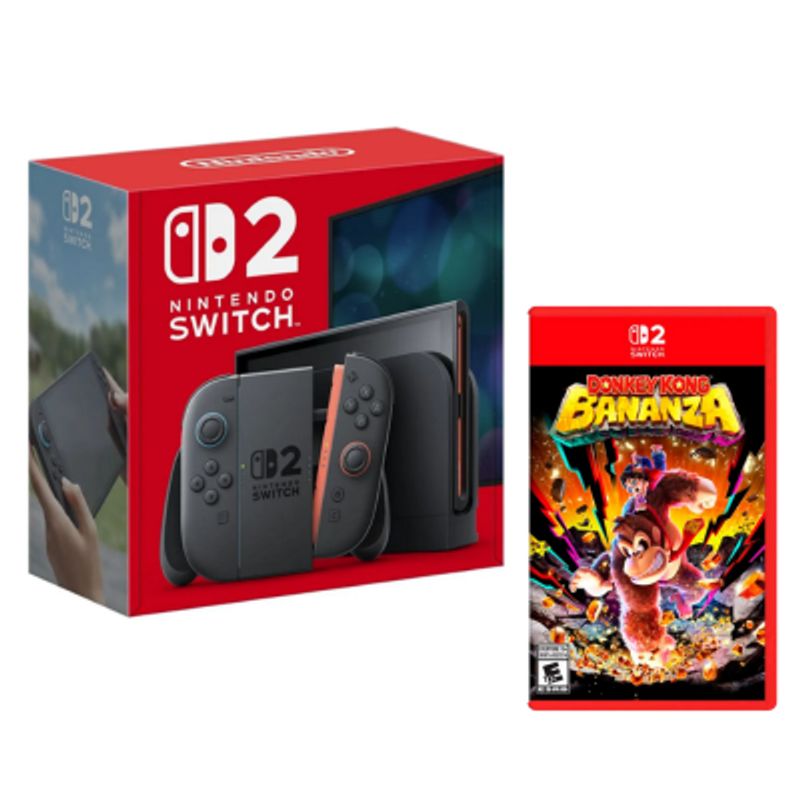NINTENDO SWITCH - Consola Nintendo Switch 2 Con Juego Donkey Kong Bananza