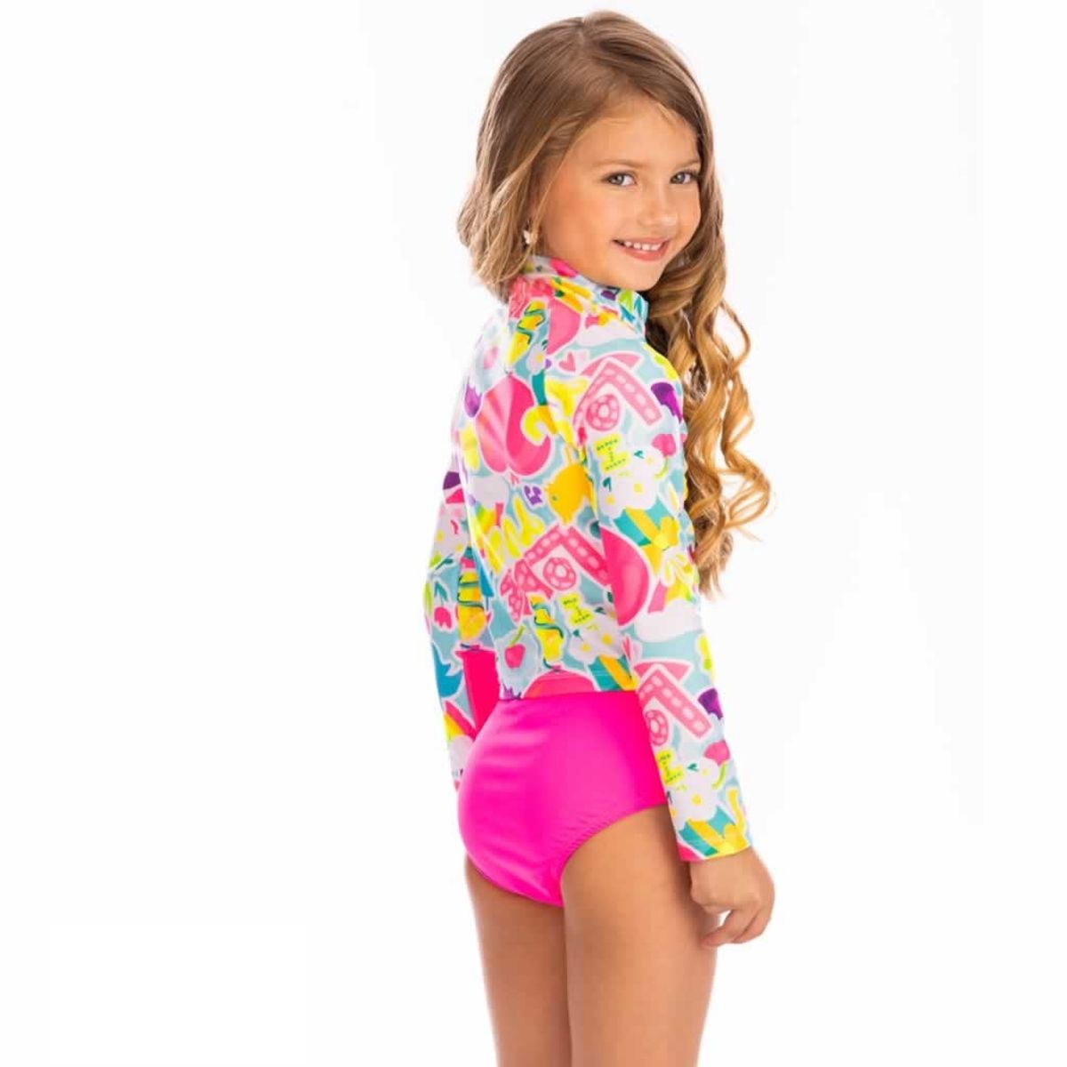 1AMIGO - Trajes de baño Dos Piezas con Filtro UV Para Niñas