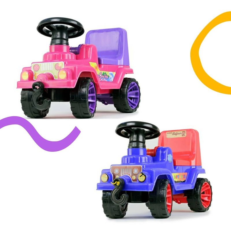 BOY TOYS - Montable Para Niño Y Niña Sencillo Estilo Jeep