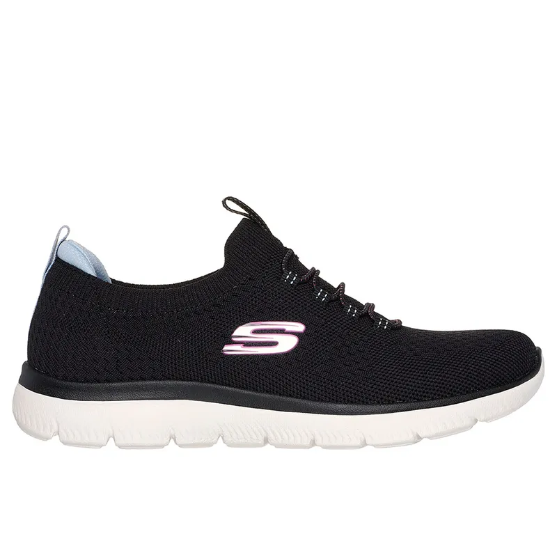 SKECHERS - Tenis Skechers Mujer Summits Top Player - Negro - Blanco