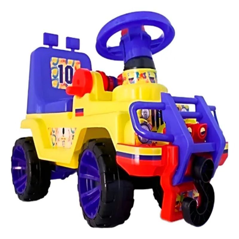 BOY TOYS - Montable Para Niño Y Niña Sencillo Estilo Jeep Full Edicion