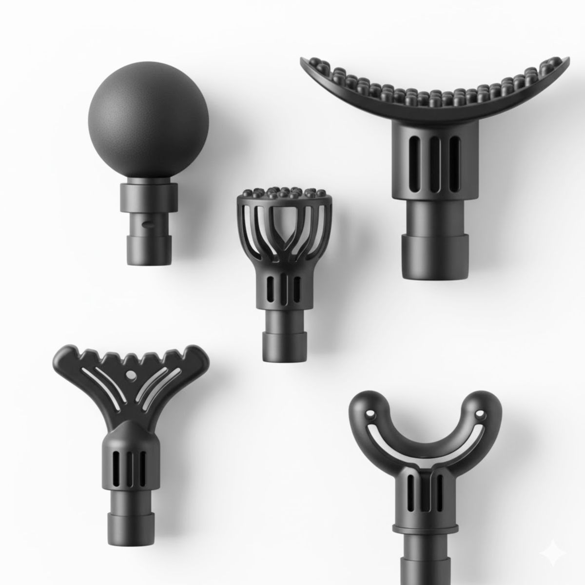 GENERICO - Pistola Masajeador Muscular Eléctrica Cinco Velocidades N