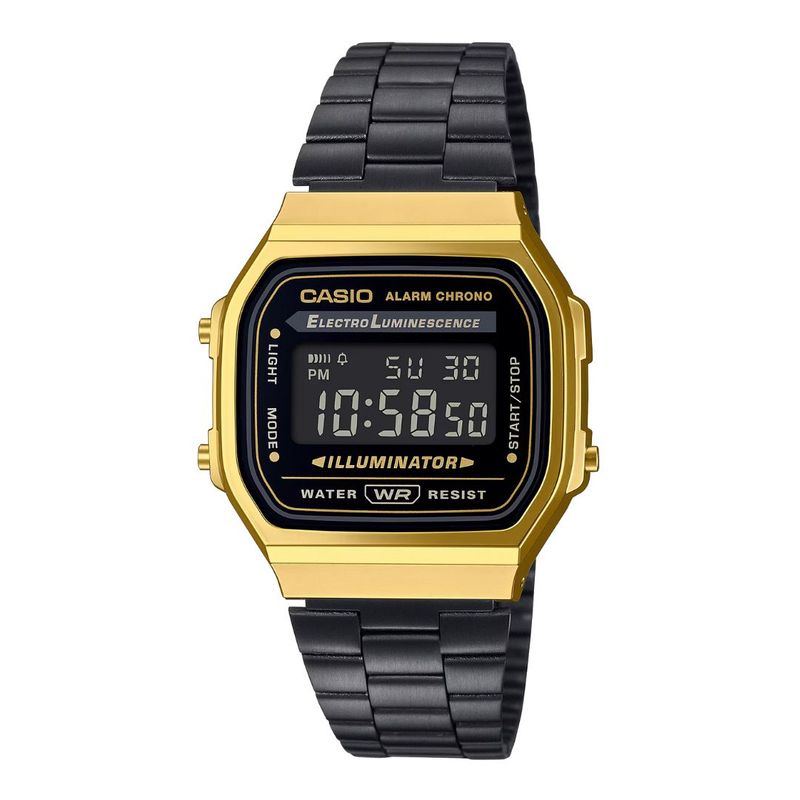 CASIO - Reloj Casio Modelo A168WEGB-1B Diseño Vintage