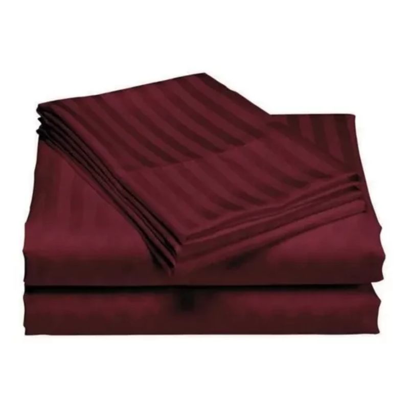 BALI - Sabanas Cama Doble Vinotinto Calidad Premium