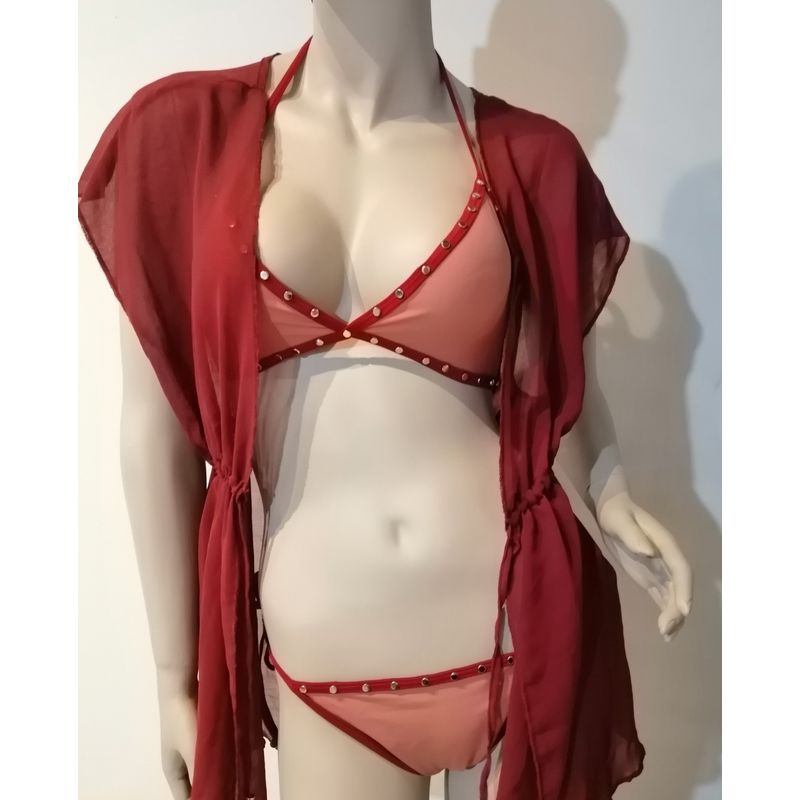 VIA7 - trikini de brasier panty y salida de baño en promocion mujer