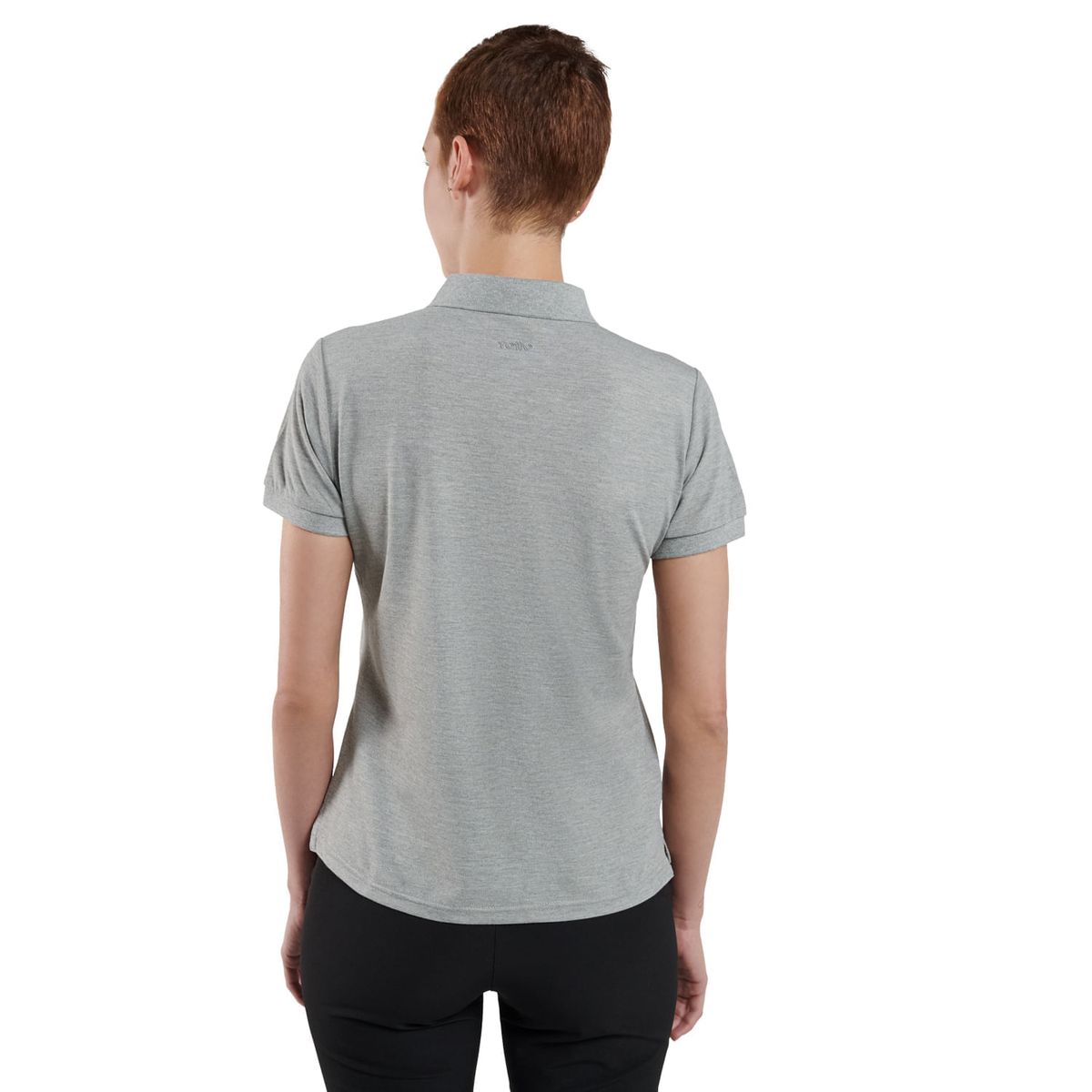 TOTTO - Camiseta Tipo Polo Para Mujer Gris Masara Totto