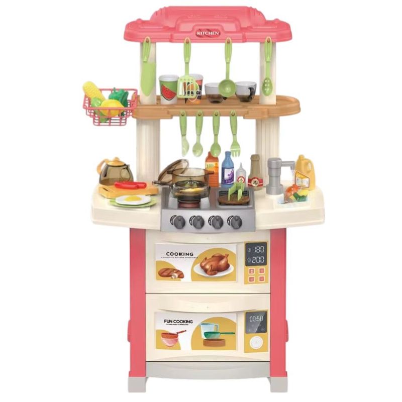 GENERICO - Cocina Infantil Para Niña Western Kitchen Con Accesorios