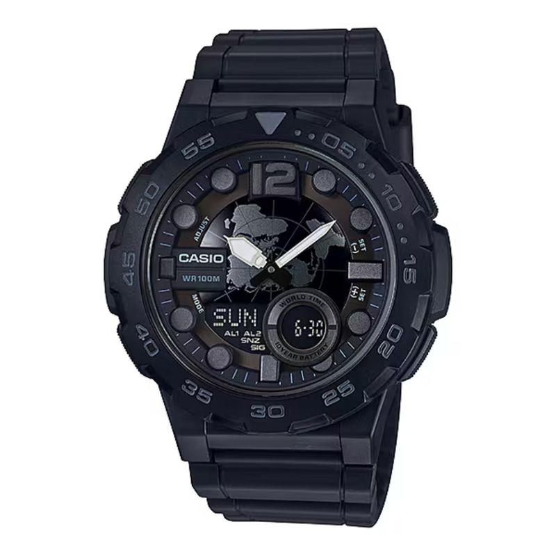 CASIO - Reloj Casio Modelo AEQ-100W-1B Diseño Deportivo