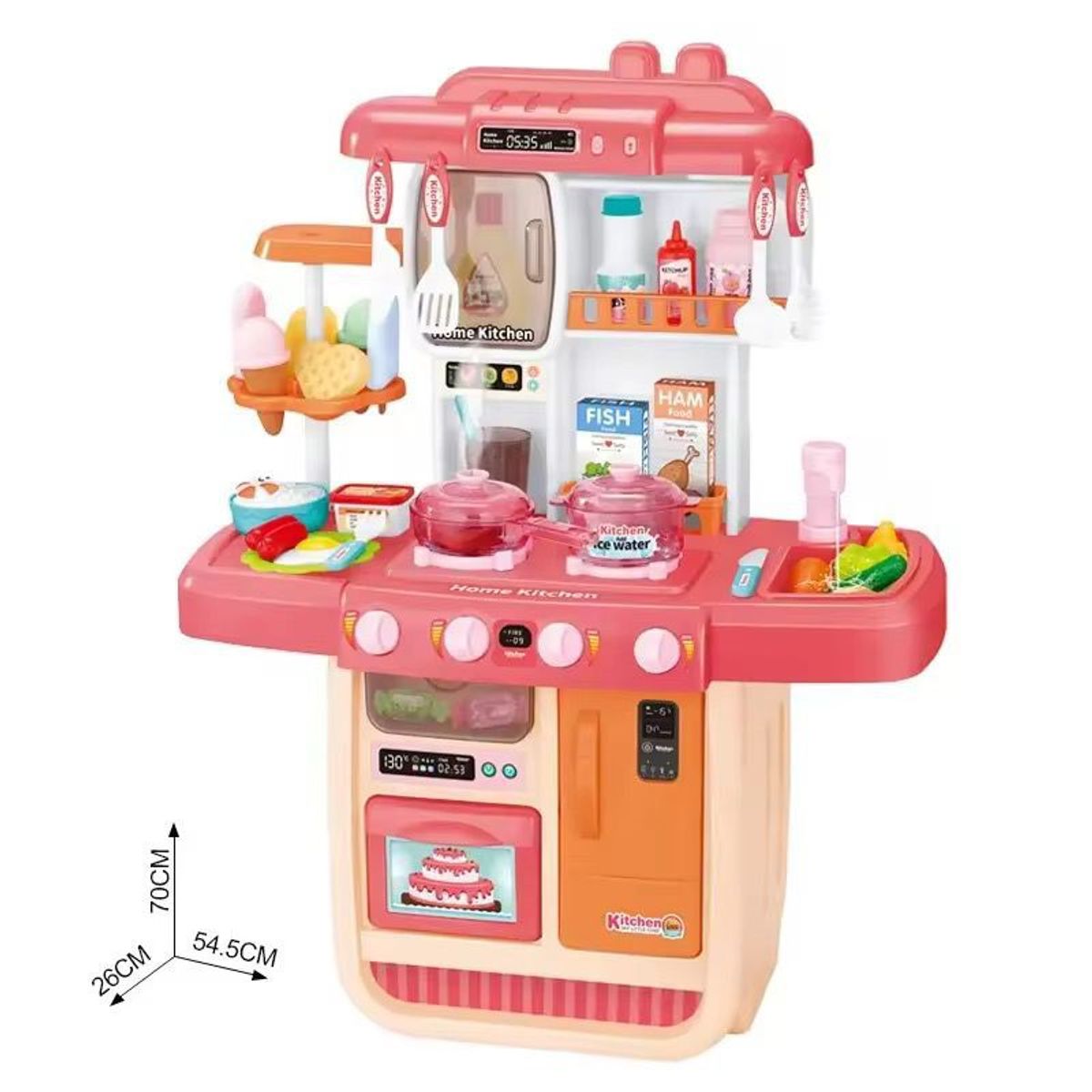 GENERICO - Cocina Didáctica Para Niñas Con Accesorios