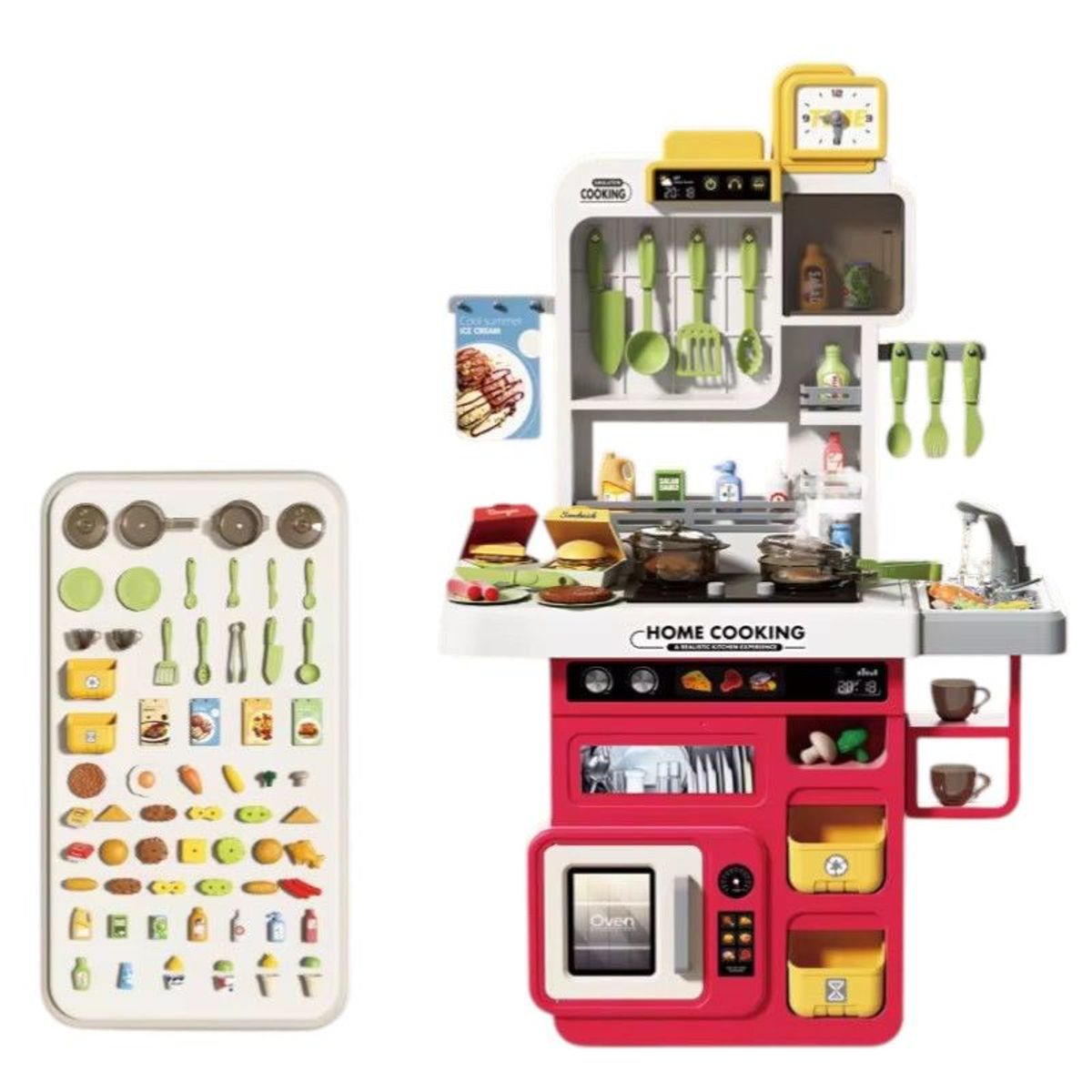 GENERICO - Cocina Infantil Para Niña Home Cooking Con Accesorios