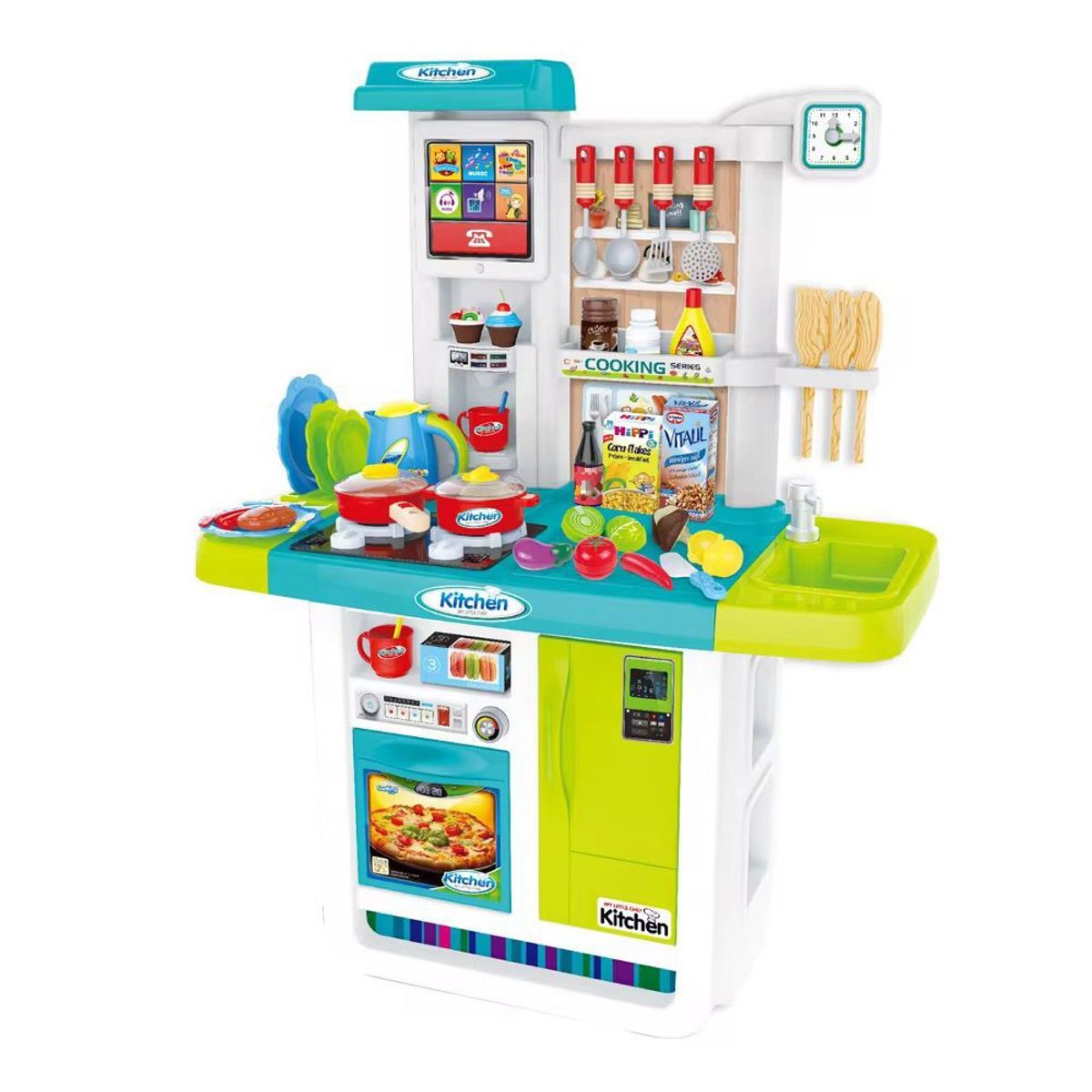 GENERICO - Cocina Deluxe Didáctica Para Niños Con Accesorios