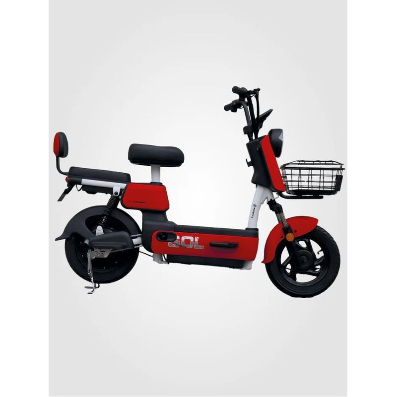 EVOBIKE - Bicicleta Eléctrica SOL 35kmh color ROJO 350W