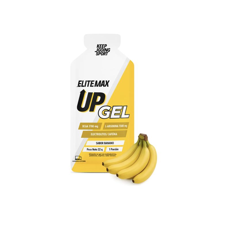 ELITE MAX - Gel Energetico Sobre Sabor Banano