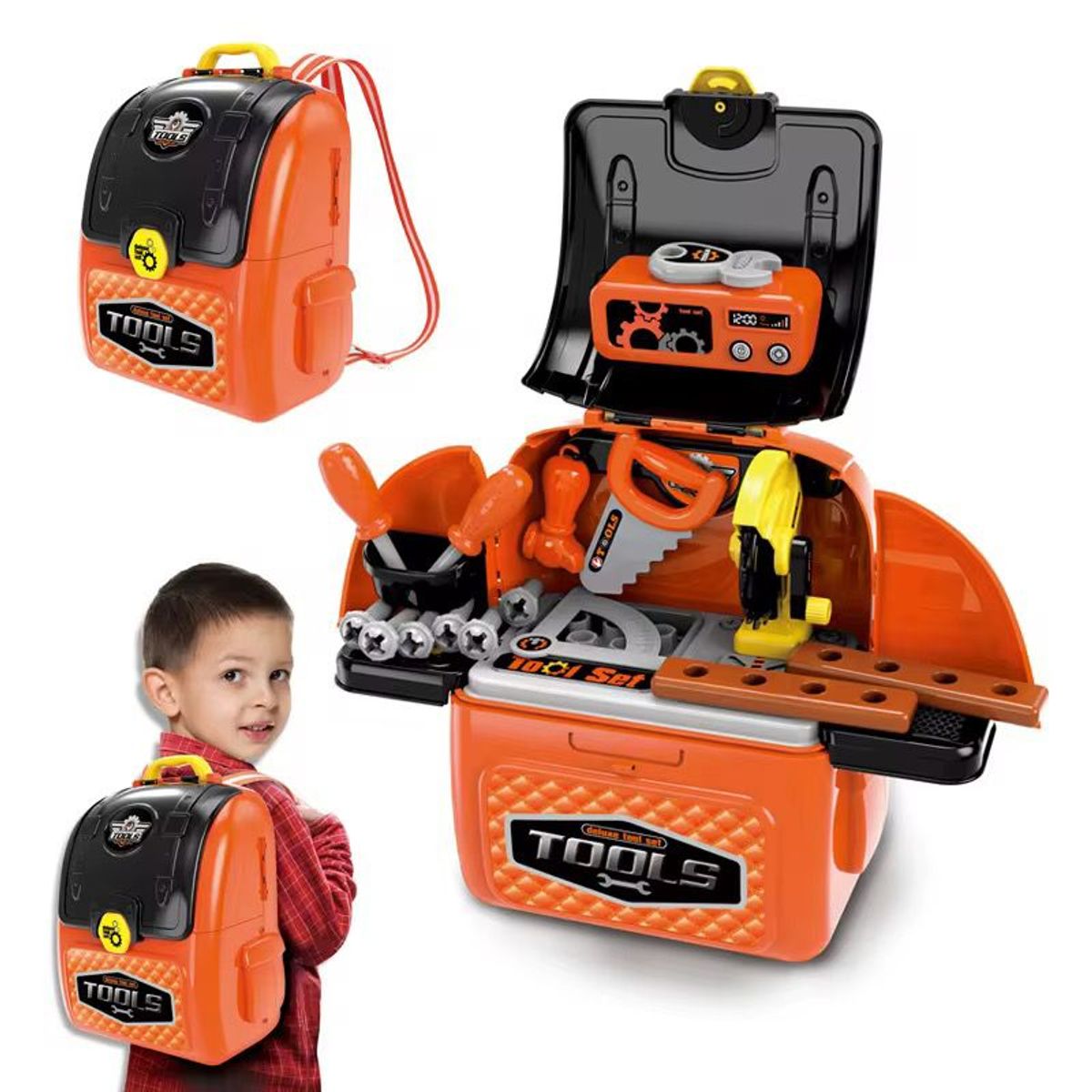 GENERICO - Maleta De Juego De Herramientas 2 En 1 Morral