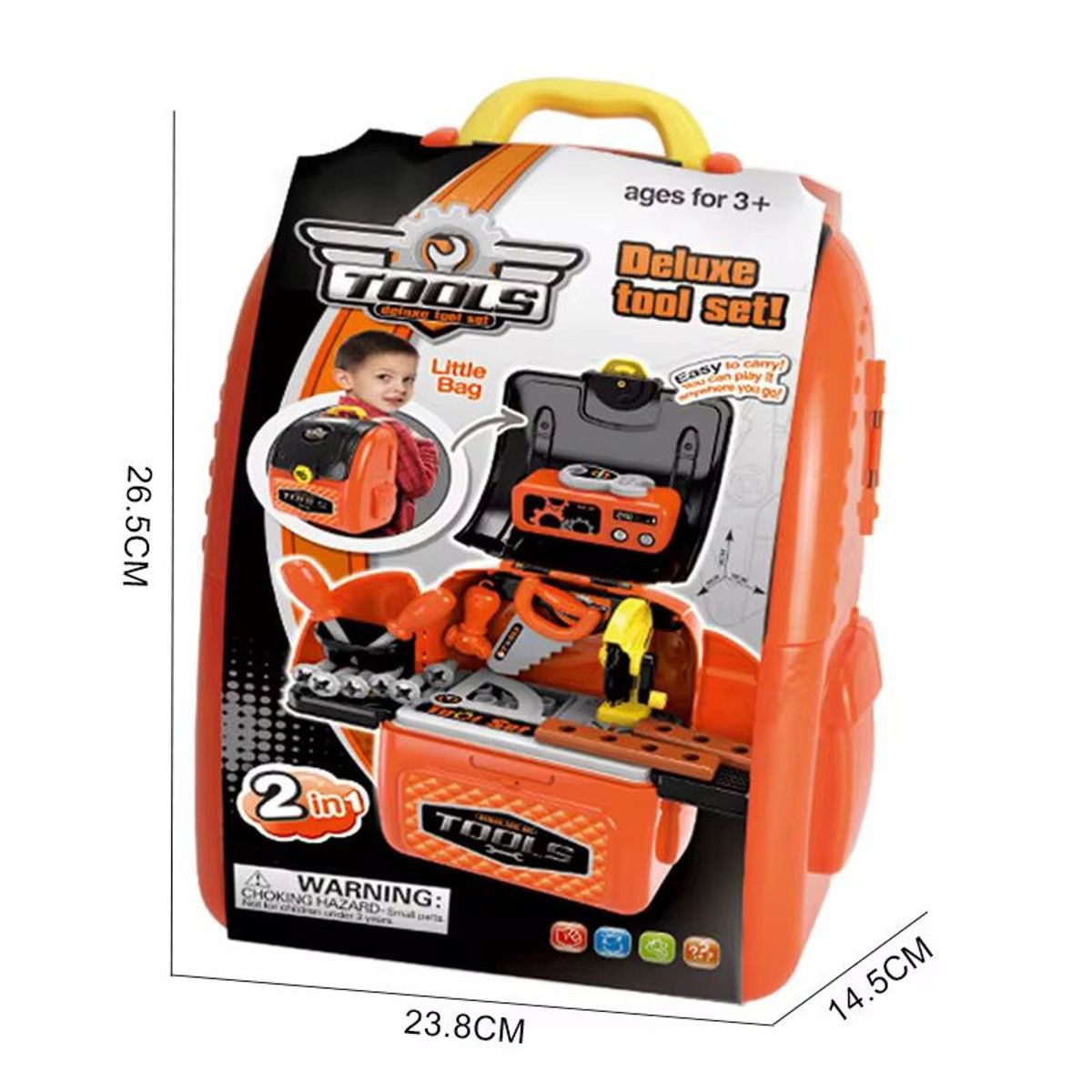 GENERICO - Maleta De Juego De Herramientas 2 En 1 Morral