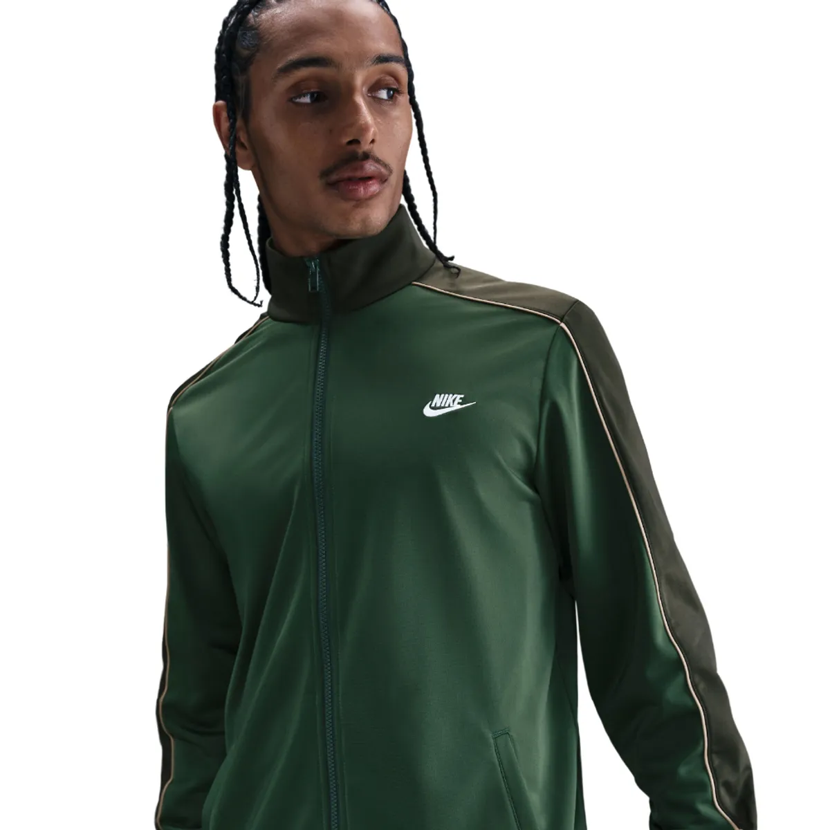 NIKE - Sudadera Nike Club Pk Trk Suit Hombre-Verde