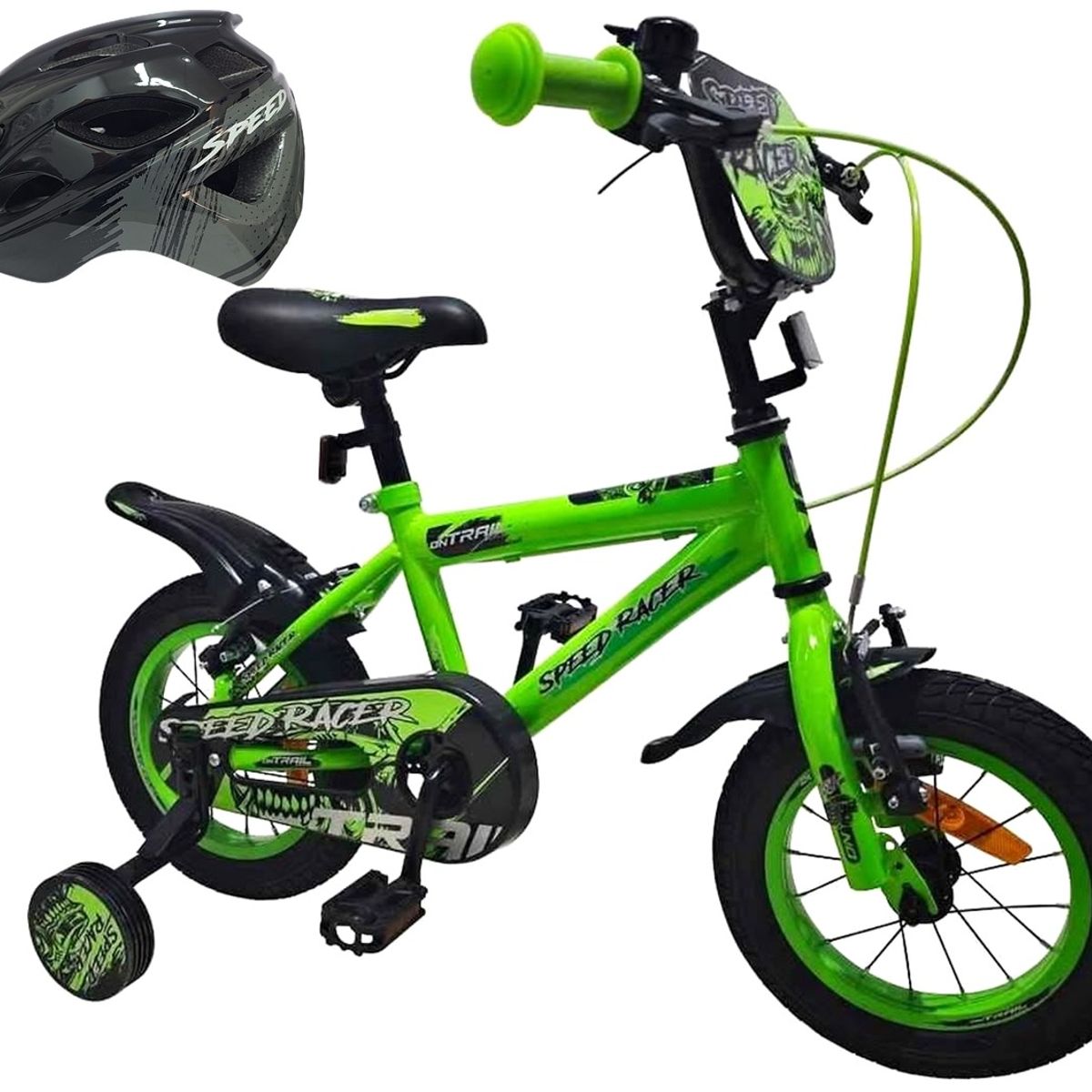 ONTRAIL - Bicicleta + casco Niño Niña ONTRAIL Rin 12 Accesorios