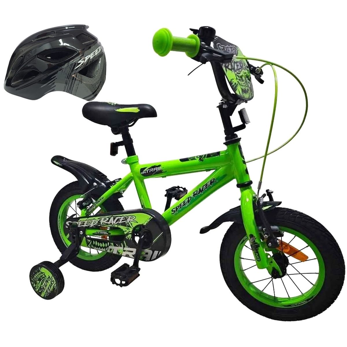 ONTRAIL - Bicicleta + casco Niño Niña ONTRAIL Rin 12 Accesorios