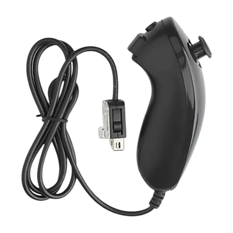 GENERICO - Control Joystick Nunchuk Negro Compatible Wii