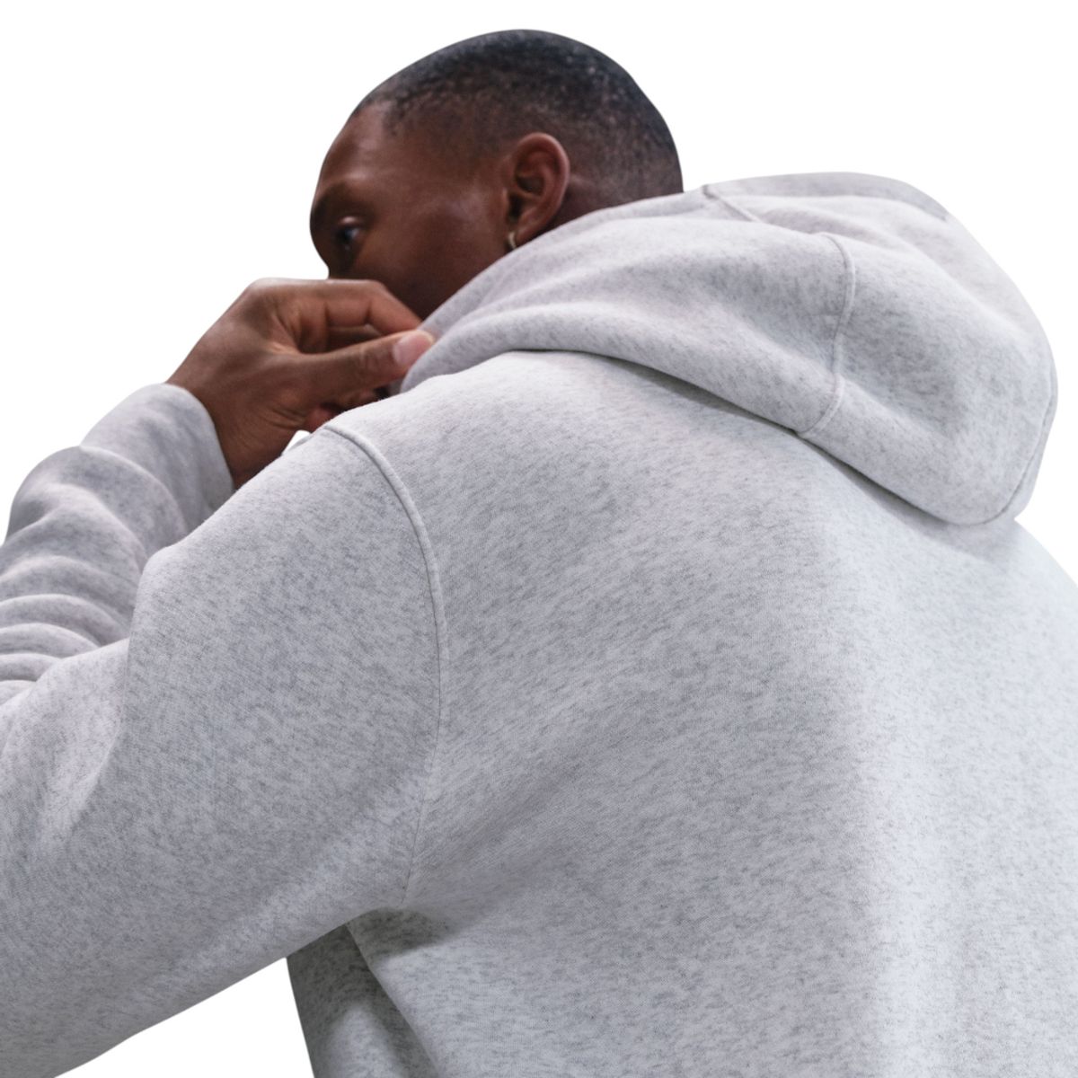 NIKE - Hoodie Nike Club Bb Fz Hoodie Hombre-Blanco