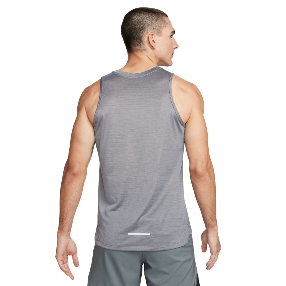 NIKE - Camiseta Sin Mangas Nike Df Miler Ta Hombre-Gris