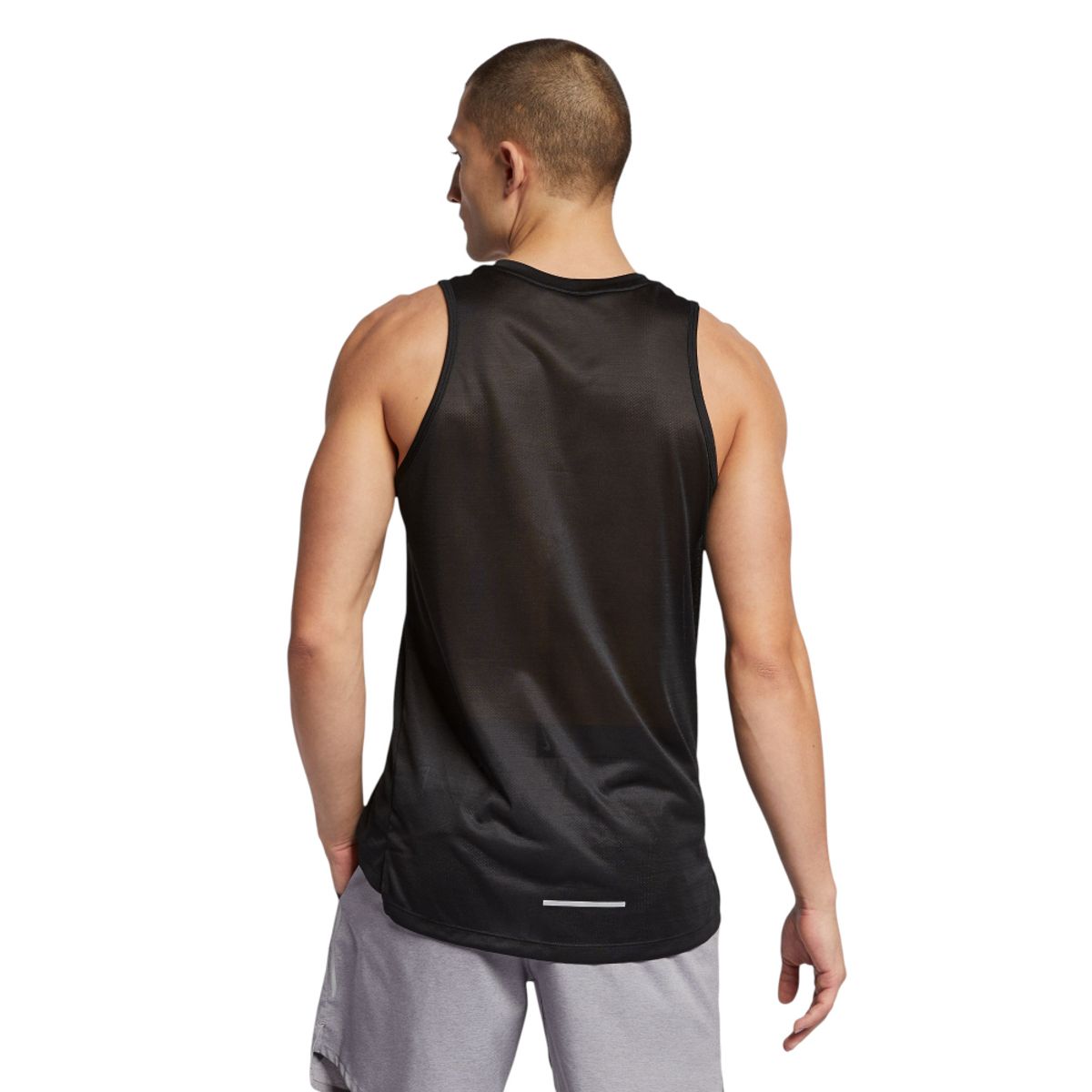 NIKE - Camiseta Sin Mangas Nike Df Miler Ta Hombre-Negro