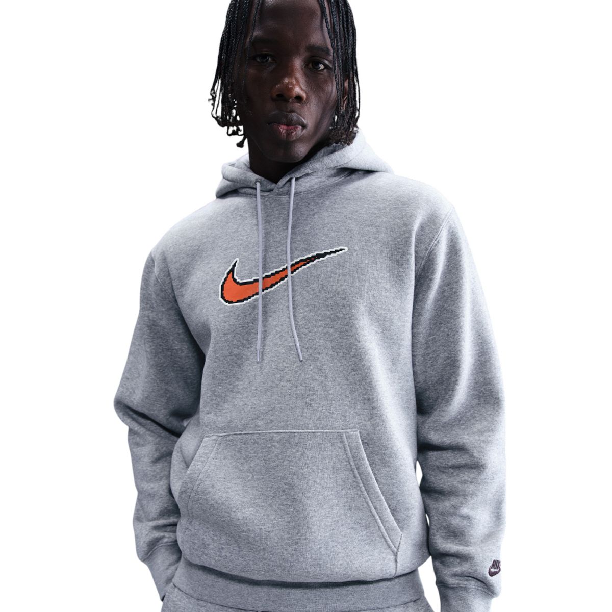 NIKE - Hoodie Nike Club Bb Hdy Neo Varsity Hombre-Gris