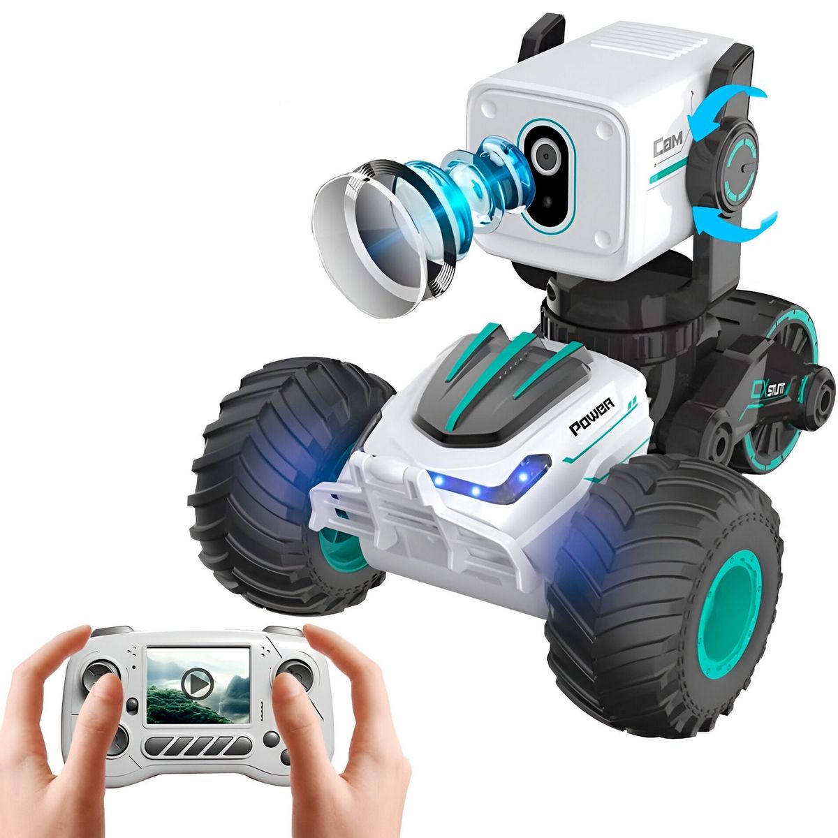 GENERICO - Carro Tanque Con Camara Recargable Juguete + Control Remoto