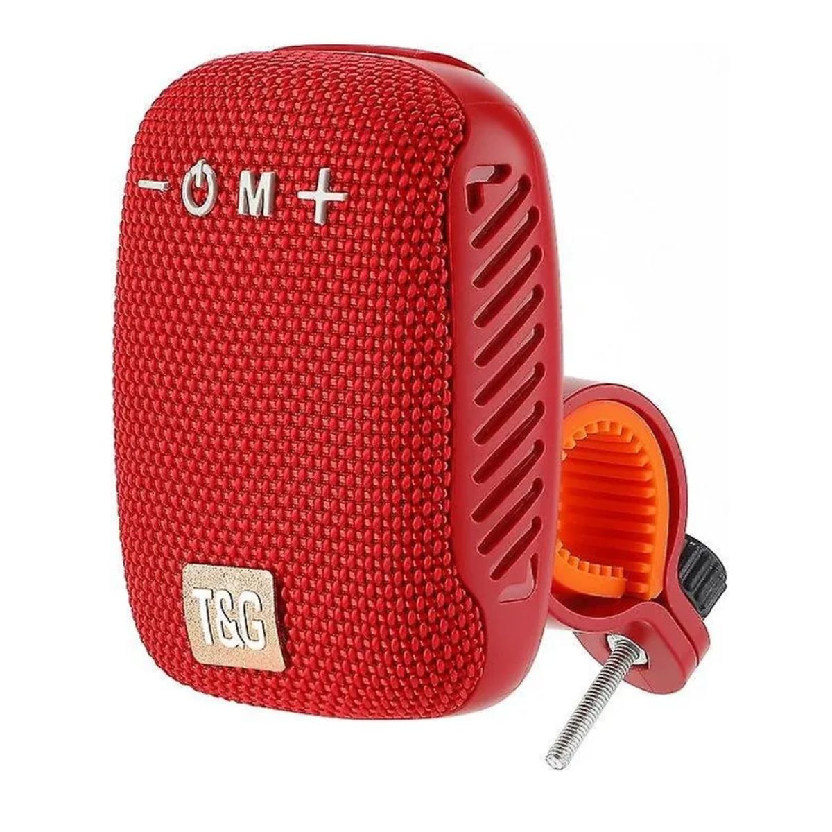 GENERICO - Altavoz Parlante Bluetooth Portátil Con Soporte Para Bicicleta Rojo