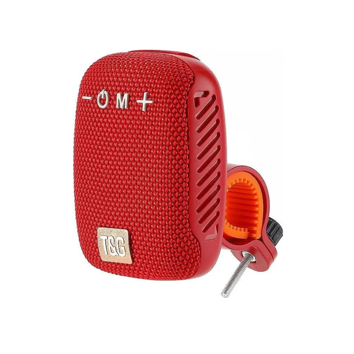 GENERICO - Altavoz Parlante Bluetooth Portátil Con Soporte Para Bicicleta Rojo