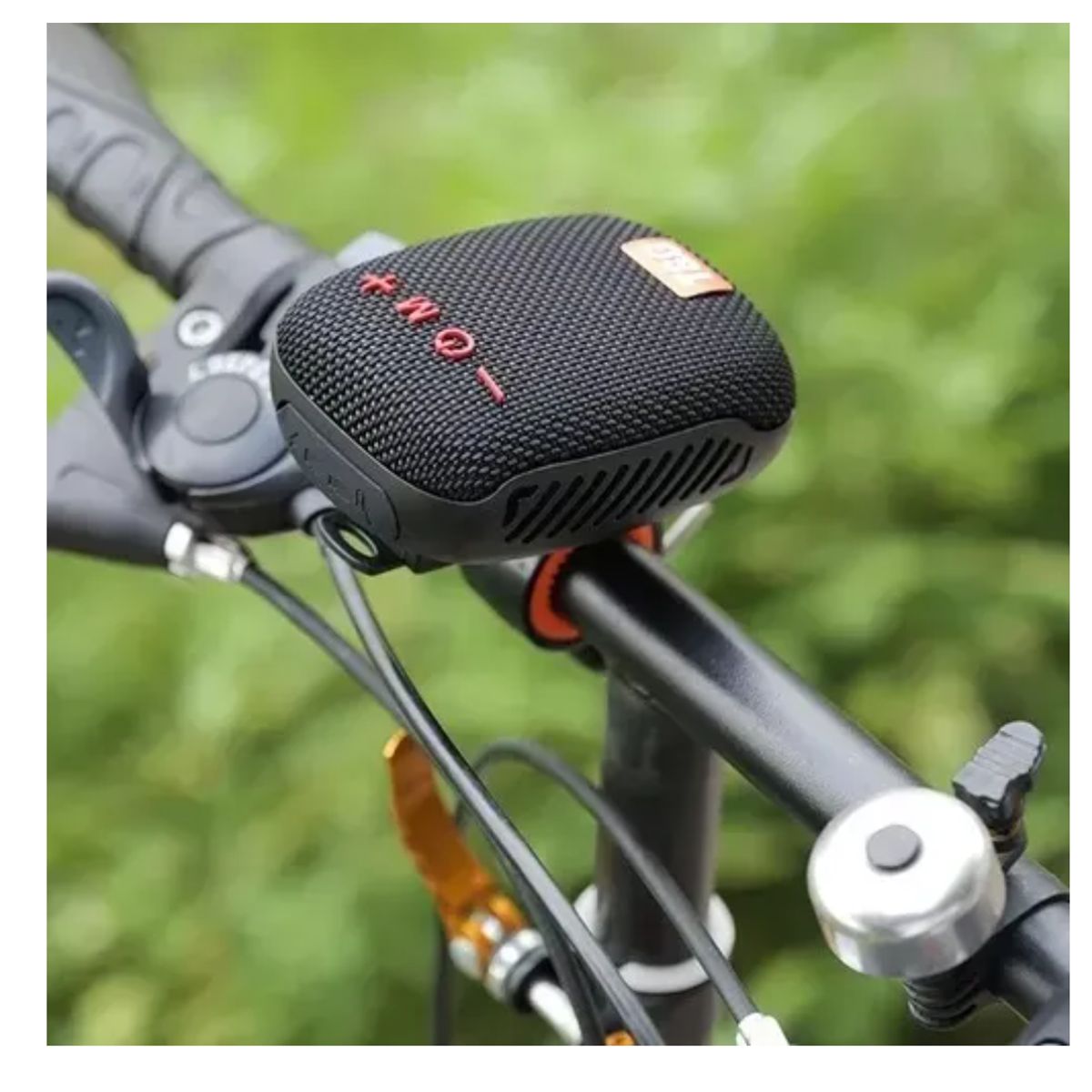 GENERICO - Altavoz Parlante Bluetooth Portátil Con Soporte Para Bicicleta Rojo