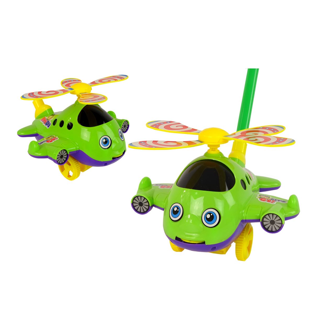 GENERICO - Helicoptero Andadera Arrastre Juguete Niños Interactivo