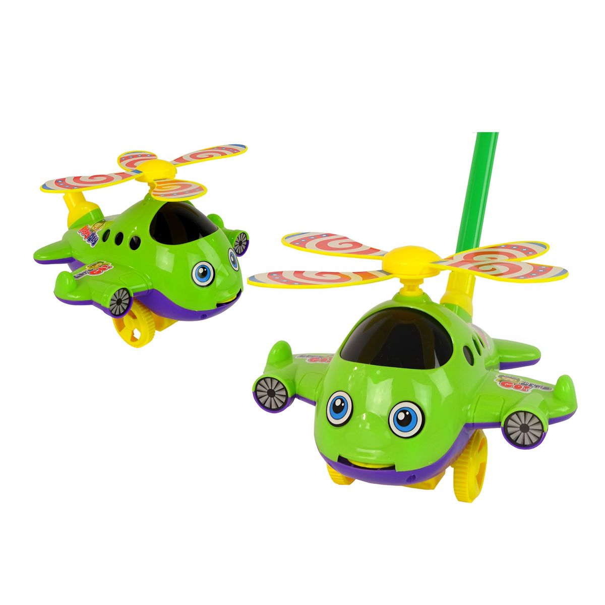 GENERICO - Helicoptero Andadera Arrastre Juguete Niños Interactivo