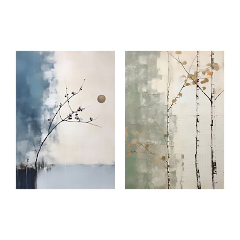 HOMUS - Cuadro Diptico Canvas Wabi 70 X 50 X 2 Cms