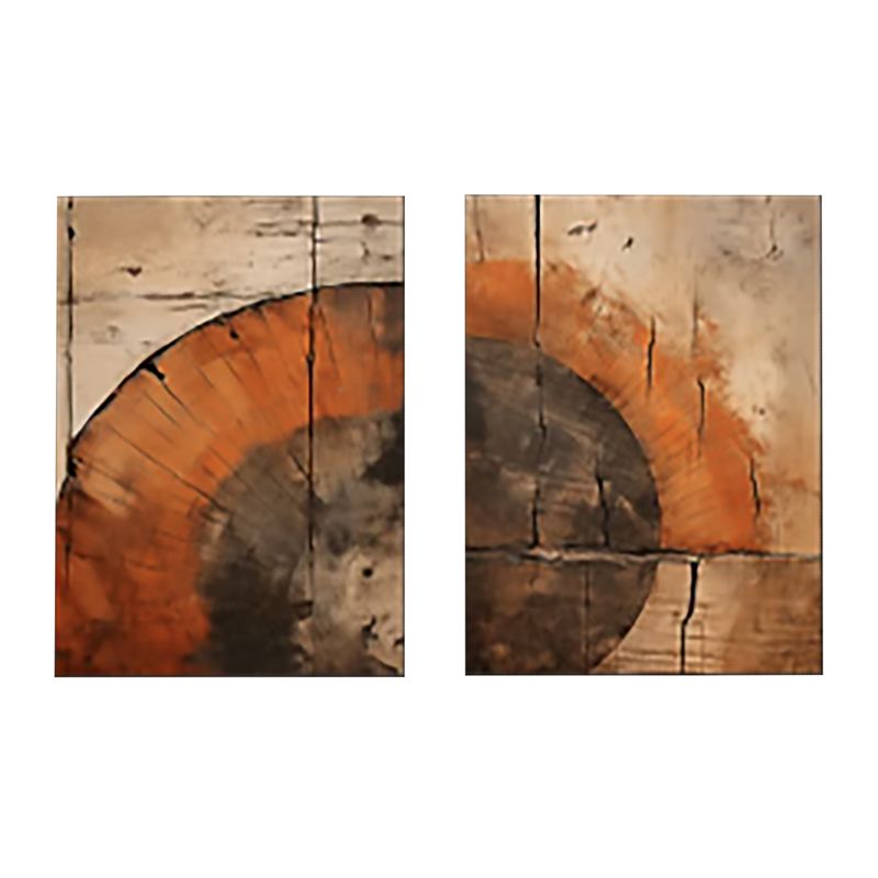 HOMUS - Cuadro Diptico Canvas Wabi 1 70 X 50 X 2 Cms