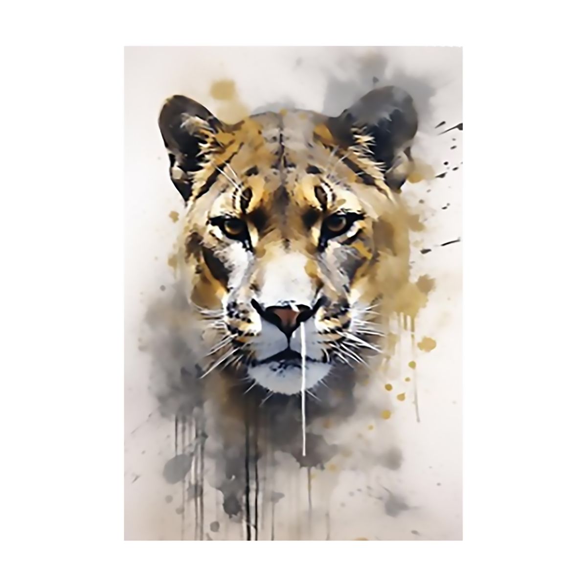 HOMUS - Cuadro Jaguar Grande 70 X 100 X 3 Cms