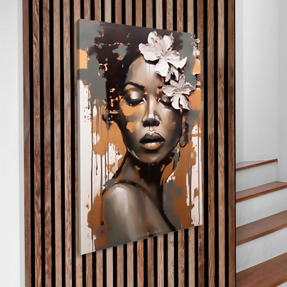 HOMUS - Cuadro Etnica 1 Grande 70 X 100 X 3 Cms