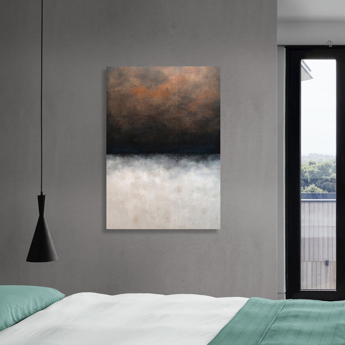 HOMUS - Cuadro Wabi Terra Grande 70 X 100 X 3 Cms