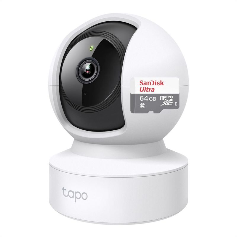 TP LINK - Cámara Wifi Lan Tp-link Tapo C202 Full HD + Micro SD 64GB