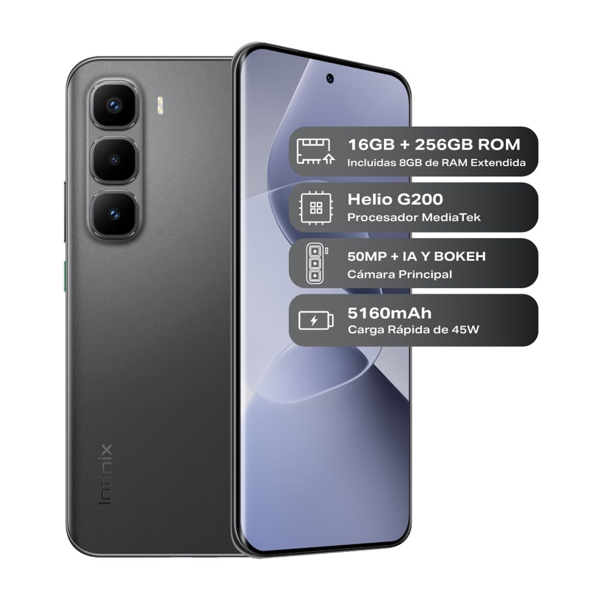 INFINIX - Celular Infinix Hot 60 Pro Plus Nfc Dual 256gb Ram 8+8gb