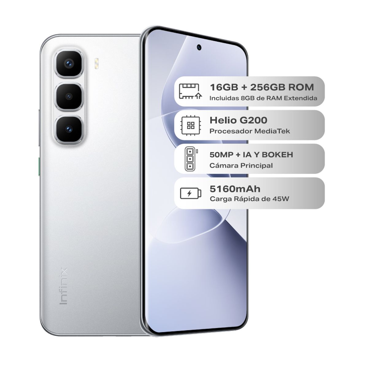 INFINIX - Celular Infinix Hot 60 Pro Plus Nfc Dual 256gb Ram 8+8gb