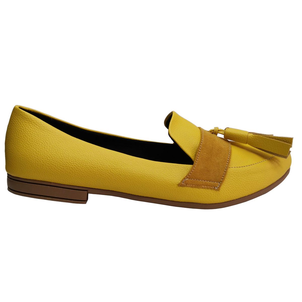 MOSTAZA - Zapatos amarillos con escobitas