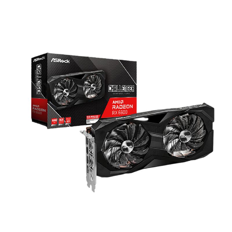 ASROCK - Tarjeta de Video ASRock RX 6600 8GB DDR6 Gaming Original