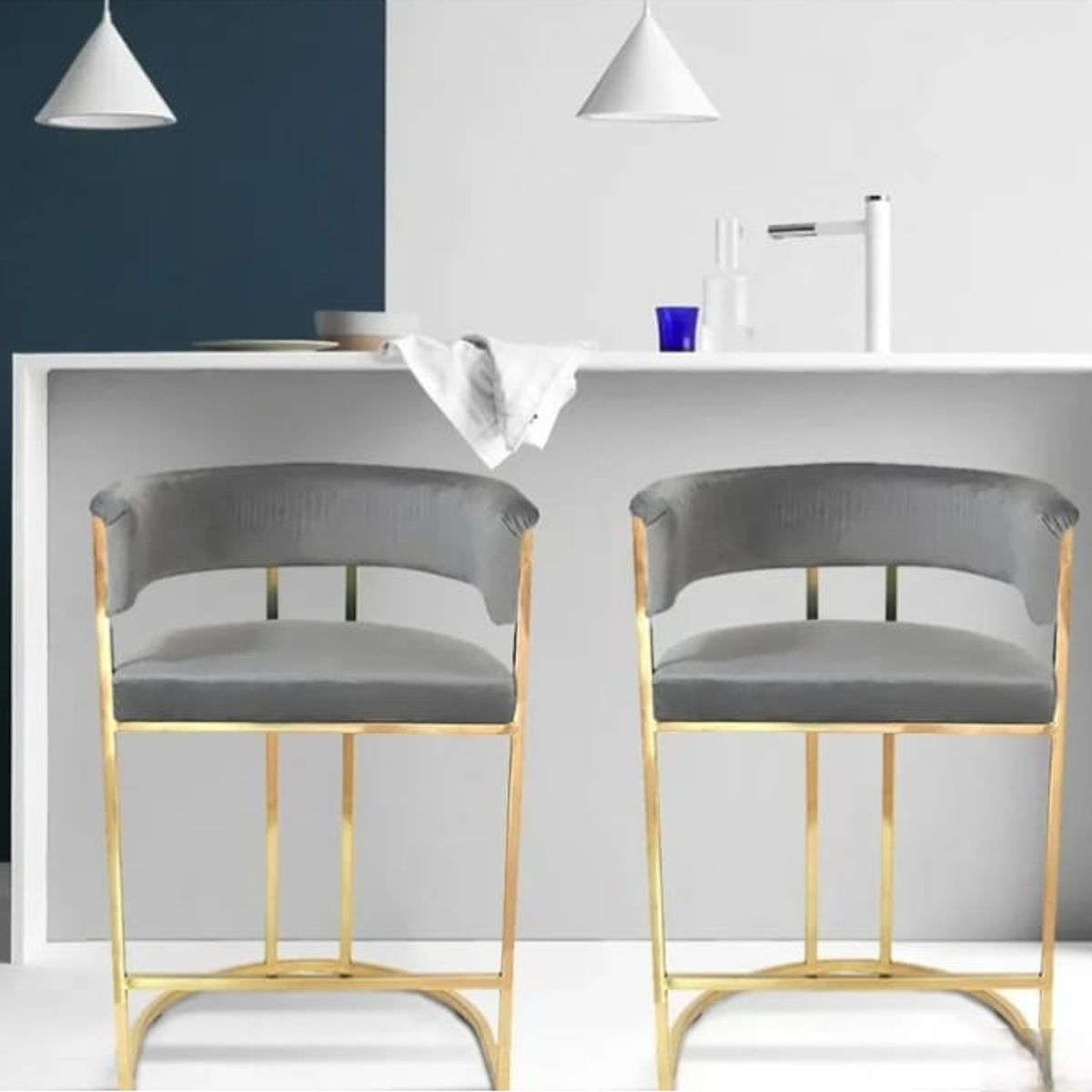 GENERICO - Silla Bar Cocina Platina