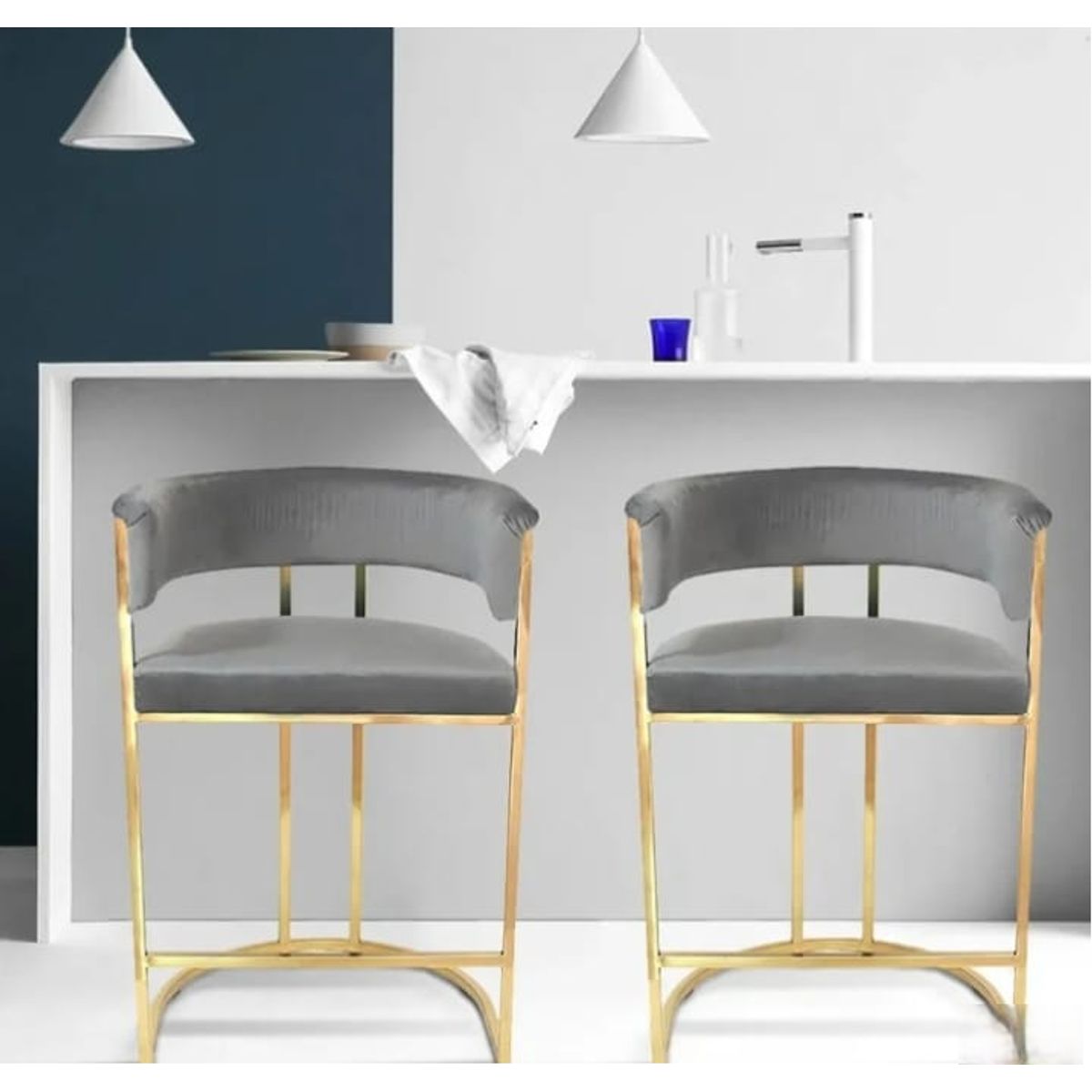 GENERICO - Silla Bar Cocina Platina