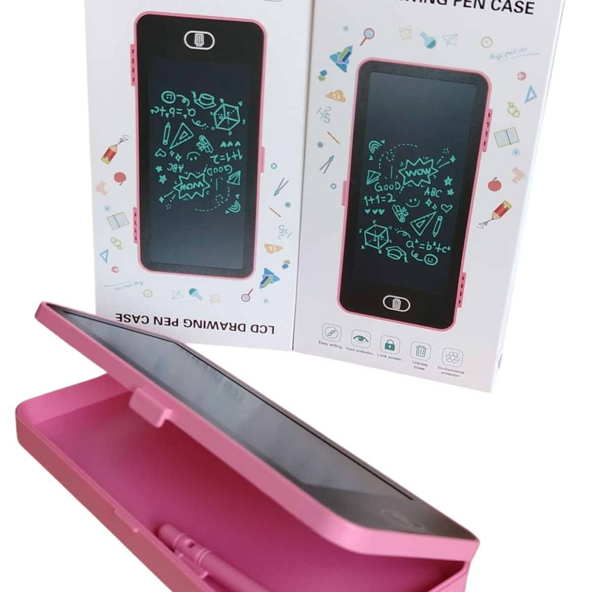 GENERICO - ESTUCHE Cartuchera Con Pantalla LCD Para Dibujo