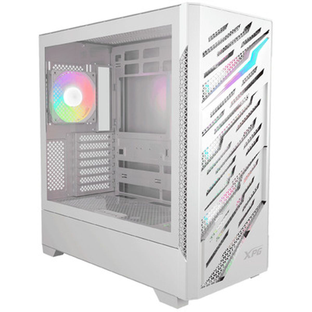 XPG - Caja Xpg Starker Air Btf Vid. Temp. + 4 Argb Blanco