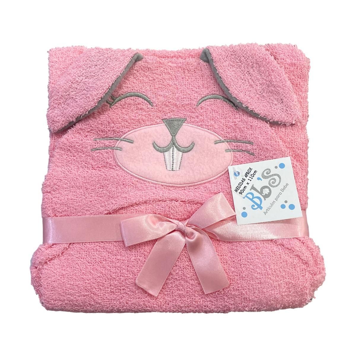 MUNDO BEBE - Toalla bebe de baño con capota